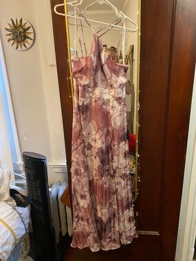 Lulus Sleeveless Pink Floral Maxi Dress